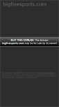 Mobile Screenshot of bigfivesports.com